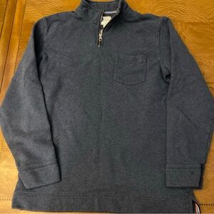 Boden Sweater Men's Gray Long Sleeve 1/4 Zip Pullover Size~ Medium